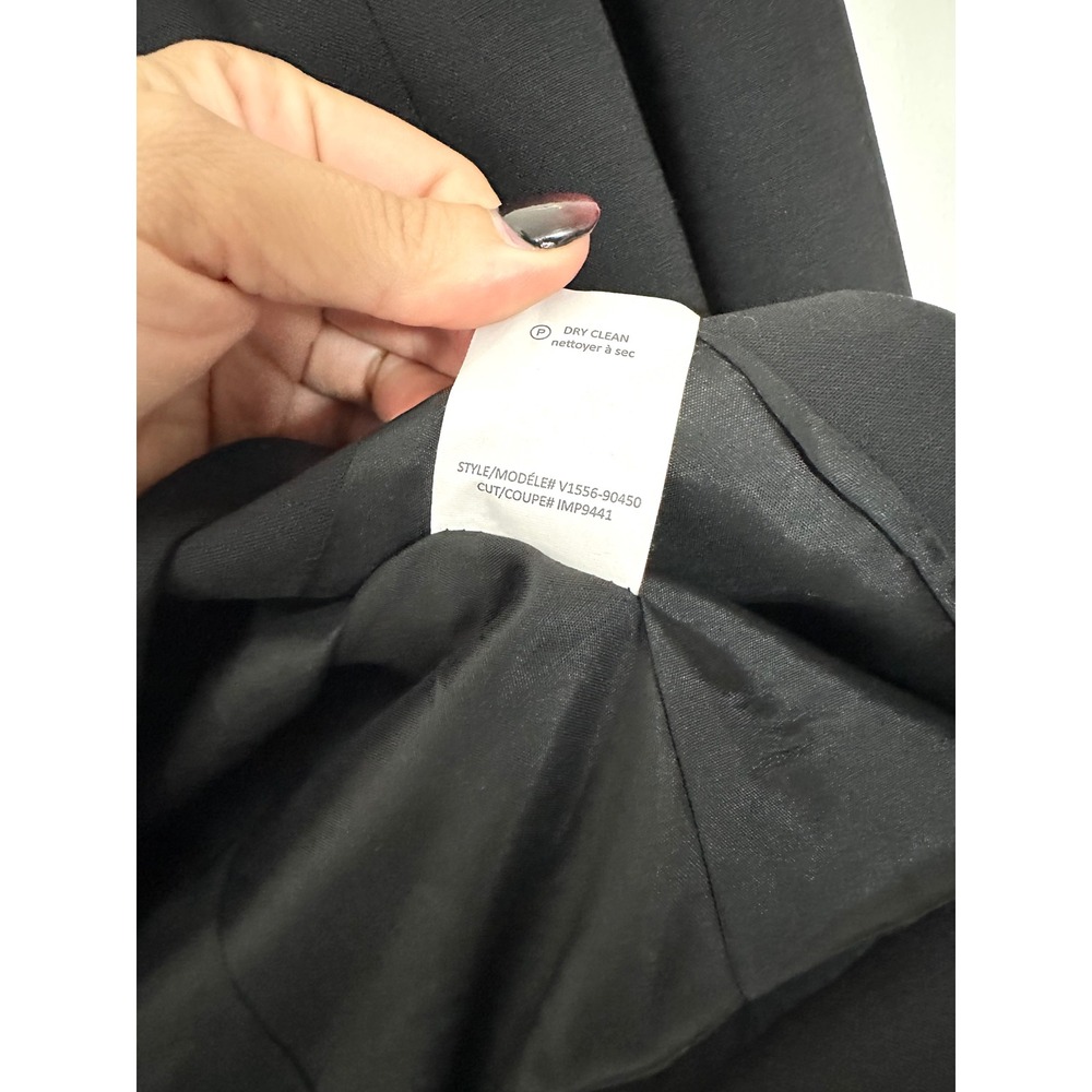 Vince 10 Tuxedo Blazer wool blend Assymetrical Lapel Business single button - Picture 6 of 11